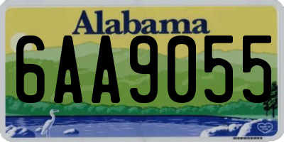AL license plate 6AA9055