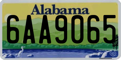 AL license plate 6AA9065