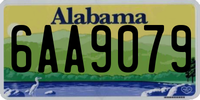 AL license plate 6AA9079