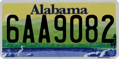 AL license plate 6AA9082