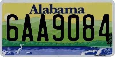 AL license plate 6AA9084