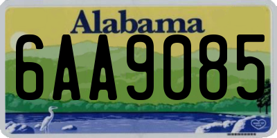 AL license plate 6AA9085
