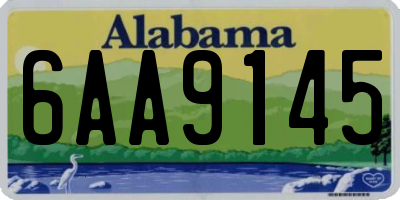 AL license plate 6AA9145