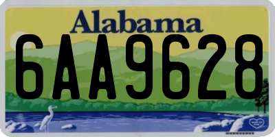 AL license plate 6AA9628