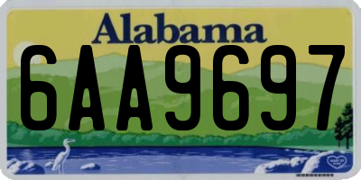 AL license plate 6AA9697