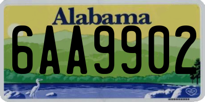 AL license plate 6AA9902