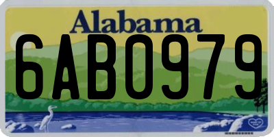 AL license plate 6AB0979