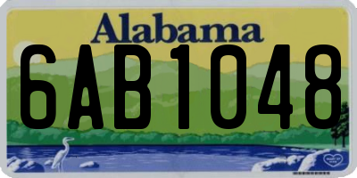 AL license plate 6AB1048