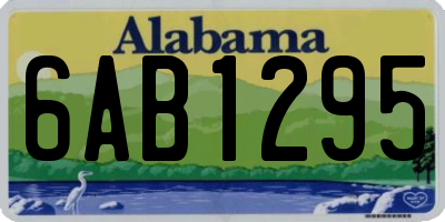 AL license plate 6AB1295