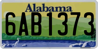 AL license plate 6AB1373