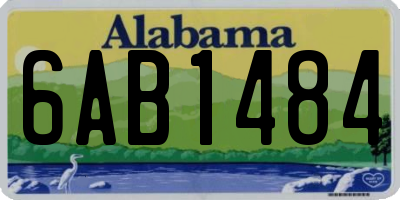 AL license plate 6AB1484