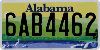 AL license plate 6AB4462