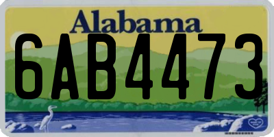 AL license plate 6AB4473