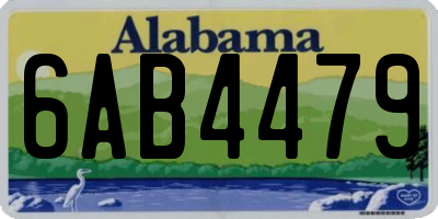 AL license plate 6AB4479