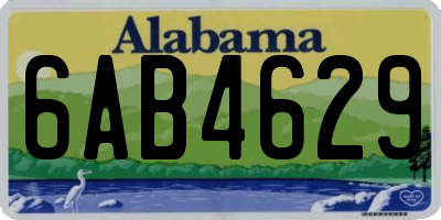 AL license plate 6AB4629