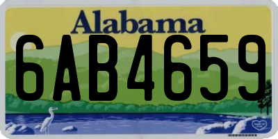 AL license plate 6AB4659
