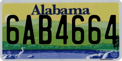AL license plate 6AB4664