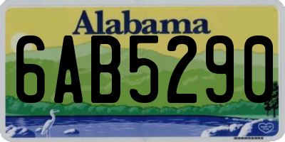 AL license plate 6AB5290
