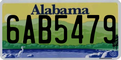 AL license plate 6AB5479