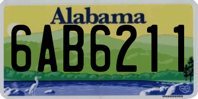 AL license plate 6AB6211