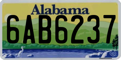 AL license plate 6AB6237