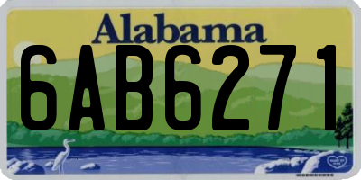 AL license plate 6AB6271