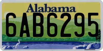 AL license plate 6AB6295