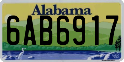 AL license plate 6AB6917