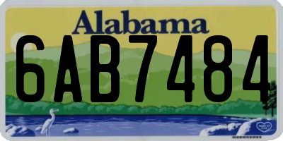 AL license plate 6AB7484