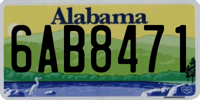 AL license plate 6AB8471