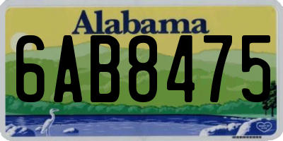 AL license plate 6AB8475
