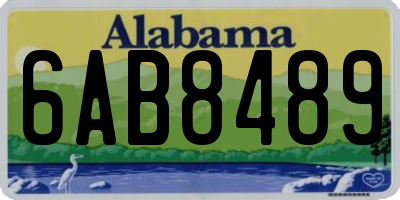 AL license plate 6AB8489