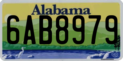 AL license plate 6AB8979