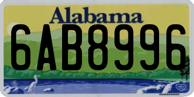 AL license plate 6AB8996