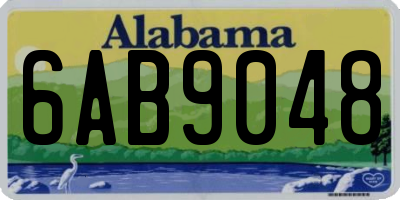 AL license plate 6AB9048