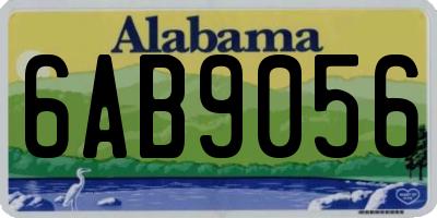 AL license plate 6AB9056
