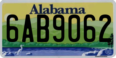 AL license plate 6AB9062