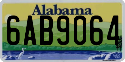 AL license plate 6AB9064