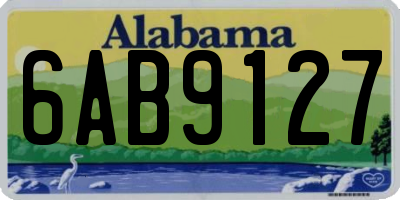 AL license plate 6AB9127