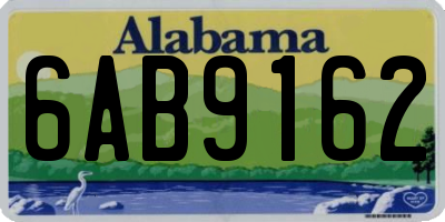 AL license plate 6AB9162