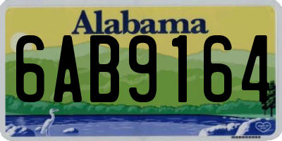 AL license plate 6AB9164