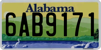 AL license plate 6AB9171