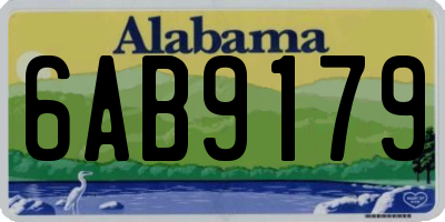AL license plate 6AB9179