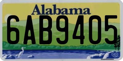 AL license plate 6AB9405