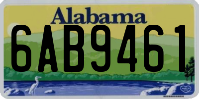AL license plate 6AB9461