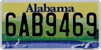 AL license plate 6AB9469