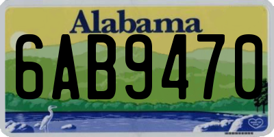 AL license plate 6AB9470