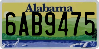 AL license plate 6AB9475
