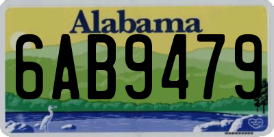 AL license plate 6AB9479