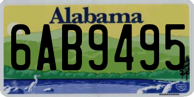 AL license plate 6AB9495